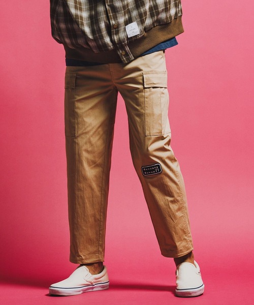 seventy seven（セブンティセブン）の「mp14502-slim cargo pants カーゴパンツ(7726S060)（カーゴパンツ・メンズ・グリーン系その他/ベージュ/ブラック・L/M/S）」の5枚目の写真