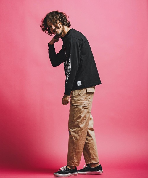 seventy seven（セブンティセブン）の「mp14502-slim cargo pants カーゴパンツ(7726S060)（カーゴパンツ・メンズ・グリーン系その他/ベージュ/ブラック・L/M/S）」の6枚目の写真