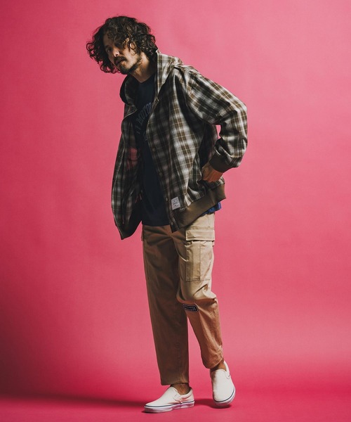 seventy seven（セブンティセブン）の「mp14502-slim cargo pants カーゴパンツ(7726S060)（カーゴパンツ・メンズ・グリーン系その他/ベージュ/ブラック・L/M/S）」の9枚目の写真
