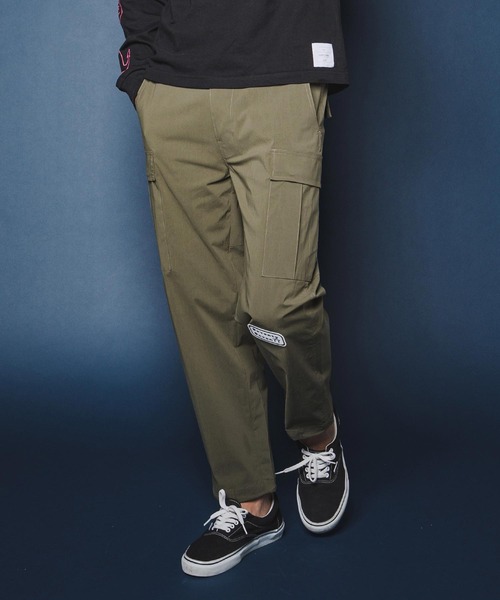 seventy seven（セブンティセブン）の「mp14502-slim cargo pants カーゴパンツ(7726S060)（カーゴパンツ・メンズ・グリーン系その他/ベージュ/ブラック・L/M/S）」の12枚目の写真