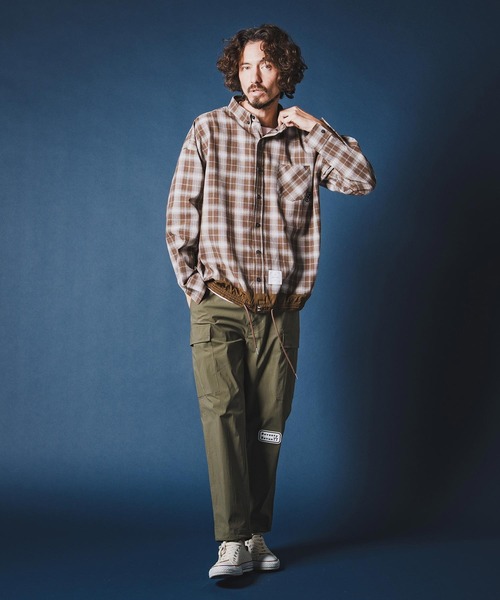 seventy seven（セブンティセブン）の「mp14502-slim cargo pants カーゴパンツ(7726S060)（カーゴパンツ・メンズ・グリーン系その他/ベージュ/ブラック・L/M/S）」の16枚目の写真