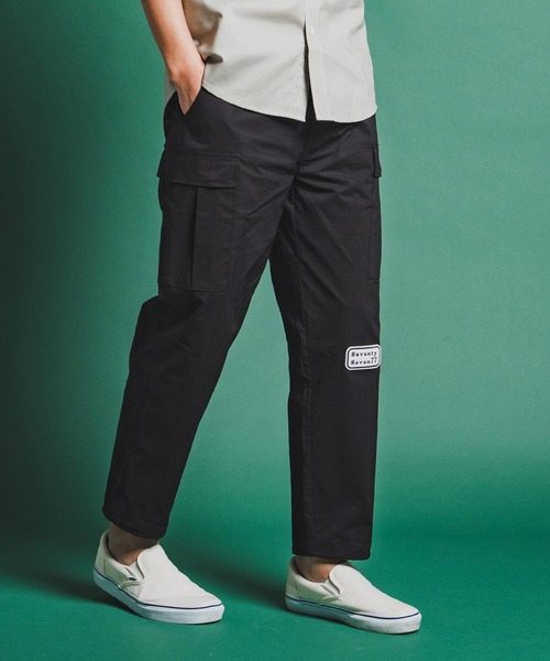 seventy seven（セブンティセブン）の「mp14502-slim cargo pants カーゴパンツ(7726S060)（カーゴパンツ・メンズ・グリーン系その他/ベージュ/ブラック・L/M/S）」の18枚目の写真