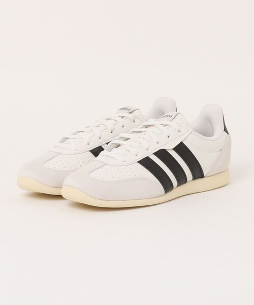 adidas(アディダス)の「ADIDAS アディダス BARREDA LO バレダ ロー JR4618 CORE/CORE/WARM(スニーカー・メンズ・ホワイト・28.5cm/28.0cm/27.5cm/27.0cm/26.5cm/26.0cm/25.5cm/25.0cm/24.5cm/24.0cm/23.5cm/23.0cm/22.5cm/22.0cm)」の1枚目の写真