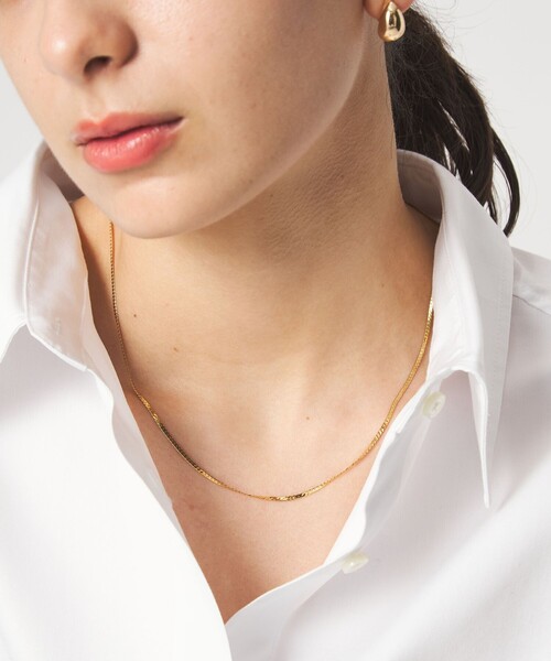 green label relaxing（グリーンレーベルリラクシング）の「＜HARPIE＞チェーン ネックレス（ネックレス・レディース・シルバー/ゴールド・FREE）」の2枚目の写真