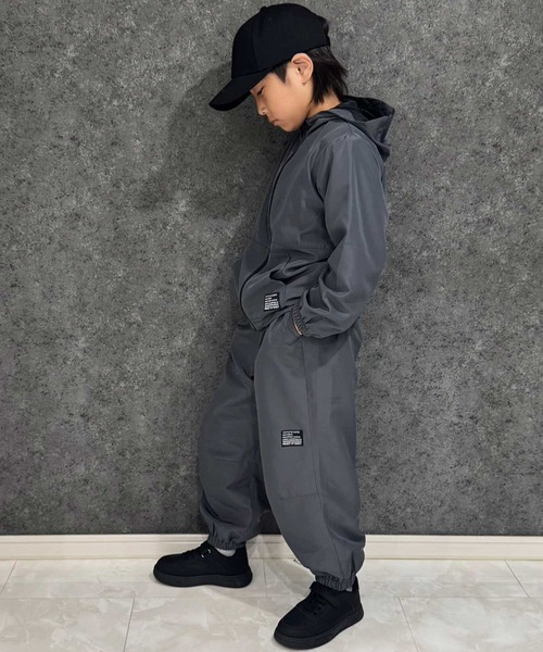 THE CASUAL(カジュアル)の「裏地メッシュ バルーンパンツ(その他パンツ・キッズ・ネイビー/チャコール/ブラック/グレー・140cm/130cm/120cm/110cm/160cm/150cm)」の9枚目の写真