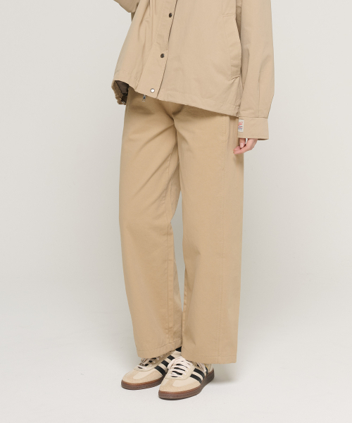 CARGOBROS FOR WOMAN(カーゴブロスフォーウィメン)の「カーブドステッチバイオコットンパンツ(ベージュ)(その他パンツ・レディース・その他・SMALL/MEDIUM/LARGE)」の2枚目の写真