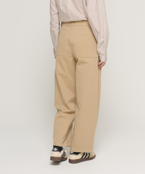 CARGOBROS FOR WOMAN(カーゴブロスフォーウィメン)の「カーブドステッチバイオコットンパンツ(ベージュ)(その他パンツ・レディース・その他・SMALL/MEDIUM/LARGE)」の3枚目の写真