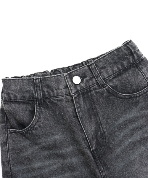 ANAP GｉRL（アナップガール）の「サイドプリントバレルデニムパンツ（その他パンツ・キッズ・ブルー/ブラック・XS/M/S）」の12枚目の写真