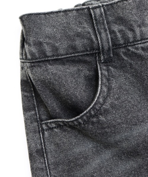 ANAP GｉRL（アナップガール）の「サイドプリントバレルデニムパンツ（その他パンツ・キッズ・ブルー/ブラック・XS/M/S）」の15枚目の写真