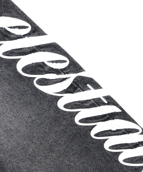 ANAP GｉRL（アナップガール）の「サイドプリントバレルデニムパンツ（その他パンツ・キッズ・ブルー/ブラック・XS/M/S）」の9枚目の写真