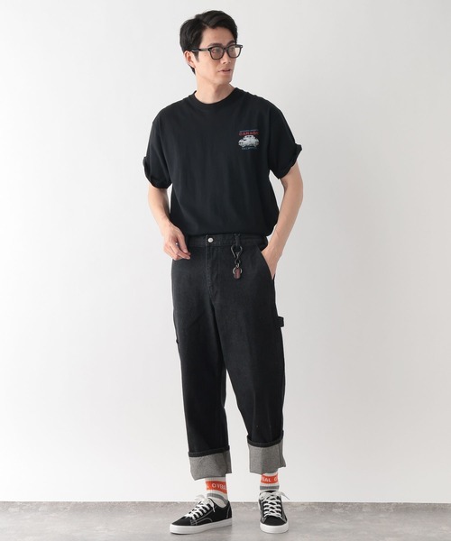 UNIVERSAL OVERALL(ユニバーサルオーバーオール)の「UNIVERSAL OVERALL/グラフィックTシャツ/一部店舗限定/635131(Tシャツ/カットソー・メンズ・ホワイト/ブラック・LARGE/X-LARGE/MEDIUM)」の8枚目の写真