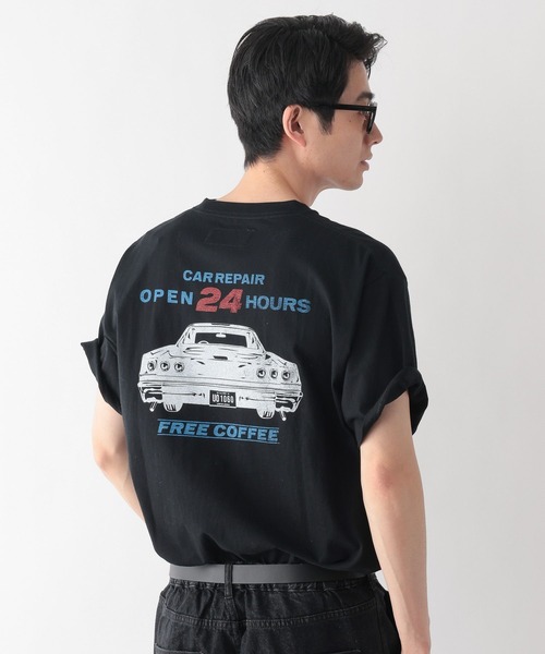 UNIVERSAL OVERALL(ユニバーサルオーバーオール)の「UNIVERSAL OVERALL/グラフィックTシャツ/一部店舗限定/635131(Tシャツ/カットソー・メンズ・ホワイト/ブラック・LARGE/X-LARGE/MEDIUM)」の12枚目の写真