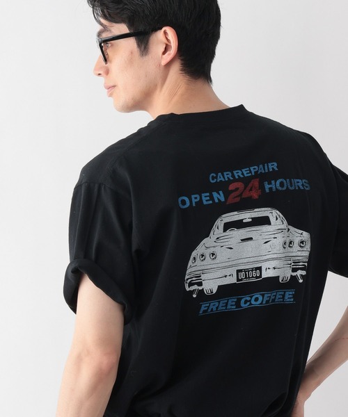 UNIVERSAL OVERALL(ユニバーサルオーバーオール)の「UNIVERSAL OVERALL/グラフィックTシャツ/一部店舗限定/635131(Tシャツ/カットソー・メンズ・ホワイト/ブラック・LARGE/X-LARGE/MEDIUM)」の13枚目の写真