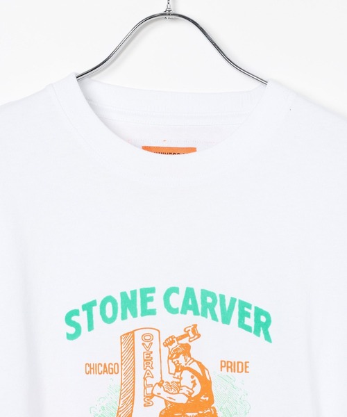 UNIVERSAL OVERALL(ユニバーサルオーバーオール)の「UNIVERSAL OVERALL/グラフィックTシャツ/一部店舗限定/635131(Tシャツ/カットソー・メンズ・ホワイト/ブラック・LARGE/X-LARGE/MEDIUM)」の22枚目の写真