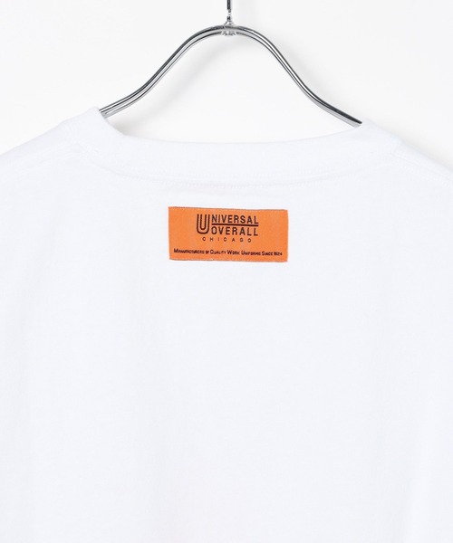 UNIVERSAL OVERALL(ユニバーサルオーバーオール)の「UNIVERSAL OVERALL/グラフィックTシャツ/一部店舗限定/635131(Tシャツ/カットソー・メンズ・ホワイト/ブラック・LARGE/X-LARGE/MEDIUM)」の4枚目の写真
