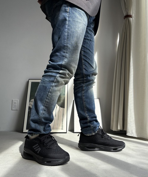 LUGG NAGG(ラグナグ)の「【G-re】幅広ふわふわランニングシューズ【衝撃吸収】(スニーカー・メンズ・ブラック/グレー/ブルー・25.0cm/25.5cm/26.0cm/26.5cm/27.0cm)」の9枚目の写真