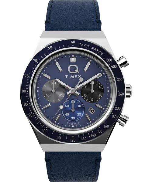 TIMEX（タイメックス）の「TIMEX/タイメックス Q Chrono 腕時計 TX-TW2Y36100 メンズ（アナログ腕時計・メンズ・ブルー・FREE）」の5枚目の写真