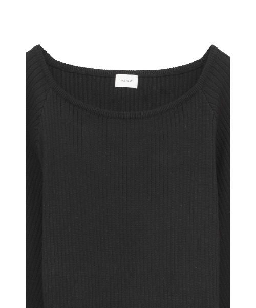 BACK OPEN RIB KNIT（ニット/セーター）｜MANOF（マノフ）の