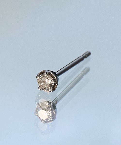 JUPITER(ジュピター)の「【Pt900】一粒ダイヤモンドピアス/片耳/金属アレルギー対応<動画あり>(ピアス(片耳用)・レディース・プラチナム・FREE)」の7枚目の写真