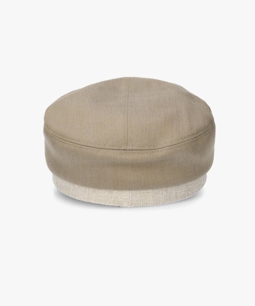 Chapeau d' O（シャポードオー）の「Chapeau d' O  Denim Pearl Marine Cas / シャポードオー（キャスケット・レディース・グリーン/ブラウン/ネイビー・M/57.5cm）」の13枚目の写真