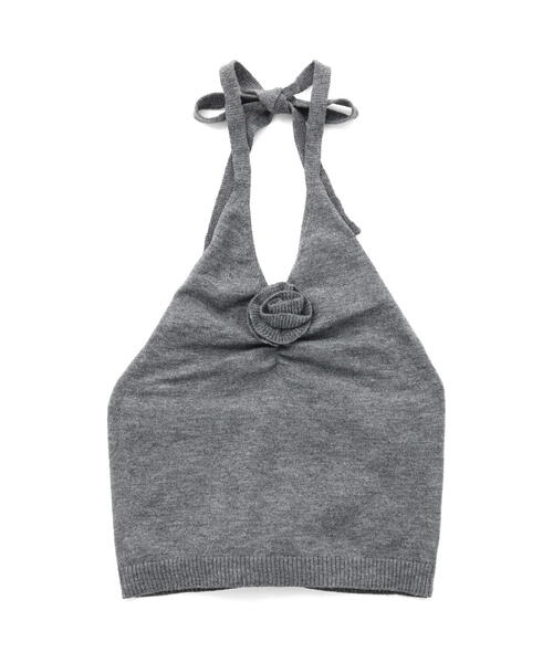 FREE'S MART（フリーズマート）の「◆ホルターネックニットベスト（ニット/セーター・レディース・ブラウン/グレー・FREE）」の16枚目の写真