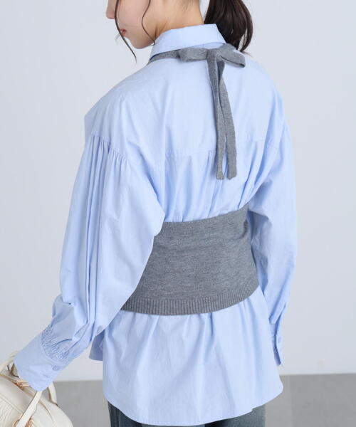 FREE'S MART（フリーズマート）の「◆ホルターネックニットベスト（ニット/セーター・レディース・ブラウン/グレー・FREE）」の19枚目の写真