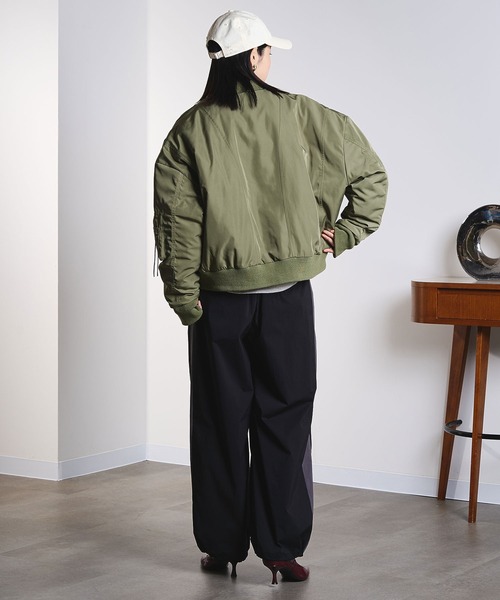 ROSE BUD（ローズバッド）の「LINE PANTS（その他パンツ・レディース・ブラック/ライトブルー/ベージュ・ONE SIZE）」の5枚目の写真