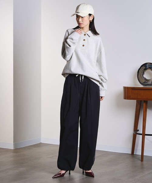 ROSE BUD（ローズバッド）の「LINE PANTS（その他パンツ・レディース・ブラック/ライトブルー/ベージュ・ONE SIZE）」の6枚目の写真