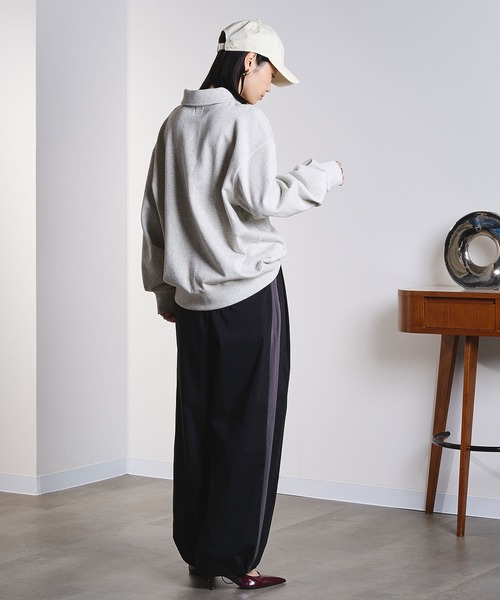 ROSE BUD（ローズバッド）の「LINE PANTS（その他パンツ・レディース・ブラック/ライトブルー/ベージュ・ONE SIZE）」の8枚目の写真