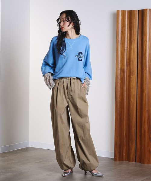 ROSE BUD（ローズバッド）の「LINE PANTS（その他パンツ・レディース・ブラック/ライトブルー/ベージュ・ONE SIZE）」の13枚目の写真