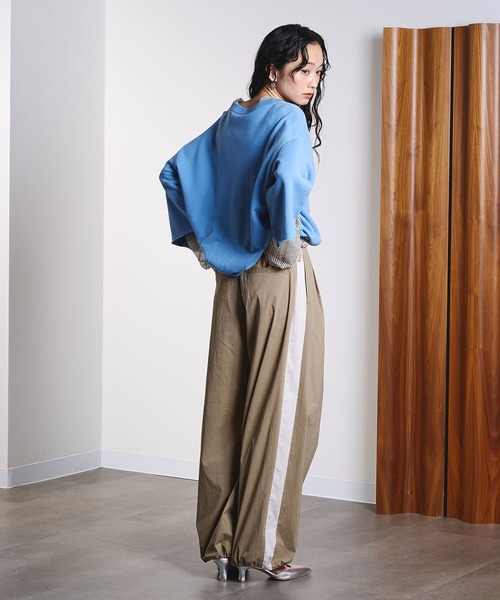 ROSE BUD（ローズバッド）の「LINE PANTS（その他パンツ・レディース・ブラック/ライトブルー/ベージュ・ONE SIZE）」の16枚目の写真