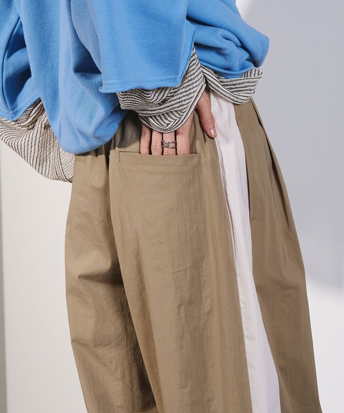 ROSE BUD（ローズバッド）の「LINE PANTS（その他パンツ・レディース・ブラック/ライトブルー/ベージュ・ONE SIZE）」の18枚目の写真