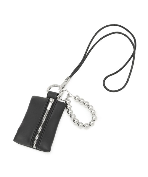 SHOO・LA・RUE（シューラルー）の「ジップポーチストラップ（チャーム・レディース・シルバー/ブラック/ブロンズ・00）」の2枚目の写真