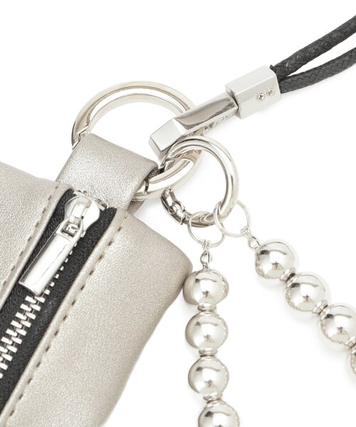 SHOO・LA・RUE（シューラルー）の「ジップポーチストラップ（チャーム・レディース・シルバー/ブラック/ブロンズ・00）」の6枚目の写真