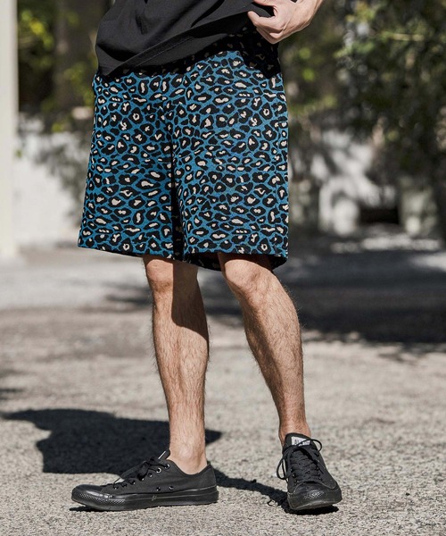 CAMBIO(カンビオ)の「mp14626- Leopard Motif Gobelin Shorts ショートパンツ(2026GIM-010)(その他パンツ・メンズ・ブルー/ベージュ/ホワイト・S/M/L)」の3枚目の写真