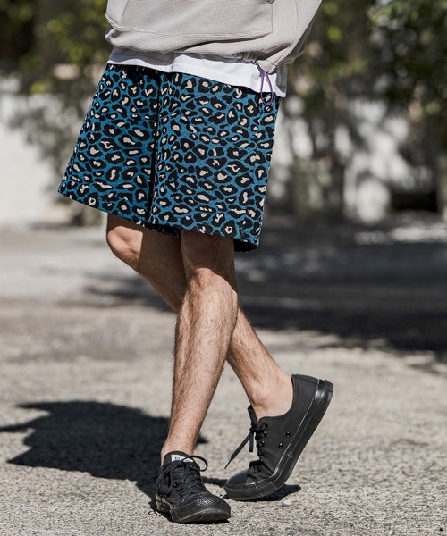 CAMBIO(カンビオ)の「mp14626- Leopard Motif Gobelin Shorts ショートパンツ(2026GIM-010)(その他パンツ・メンズ・ブルー/ベージュ/ホワイト・S/M/L)」の5枚目の写真