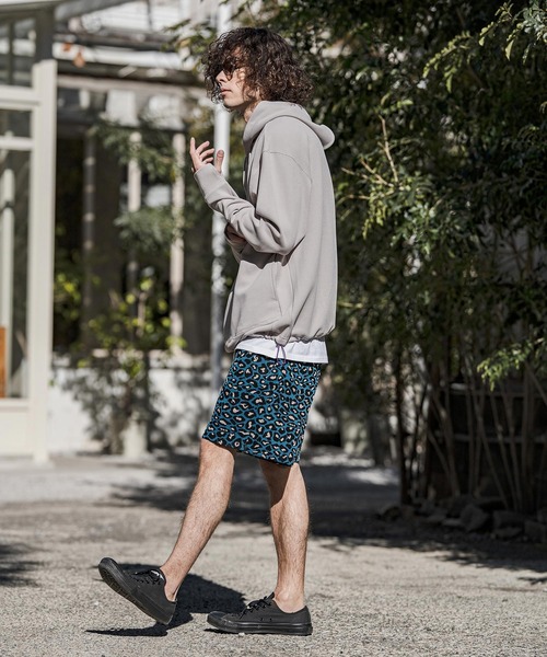 CAMBIO(カンビオ)の「mp14626- Leopard Motif Gobelin Shorts ショートパンツ(2026GIM-010)(その他パンツ・メンズ・ブルー/ベージュ/ホワイト・S/M/L)」の8枚目の写真
