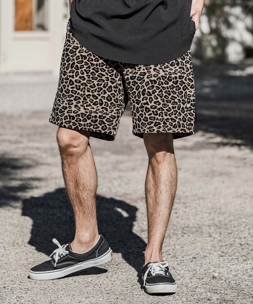 CAMBIO(カンビオ)の「mp14626- Leopard Motif Gobelin Shorts ショートパンツ(2026GIM-010)(その他パンツ・メンズ・ブルー/ベージュ/ホワイト・S/M/L)」の10枚目の写真