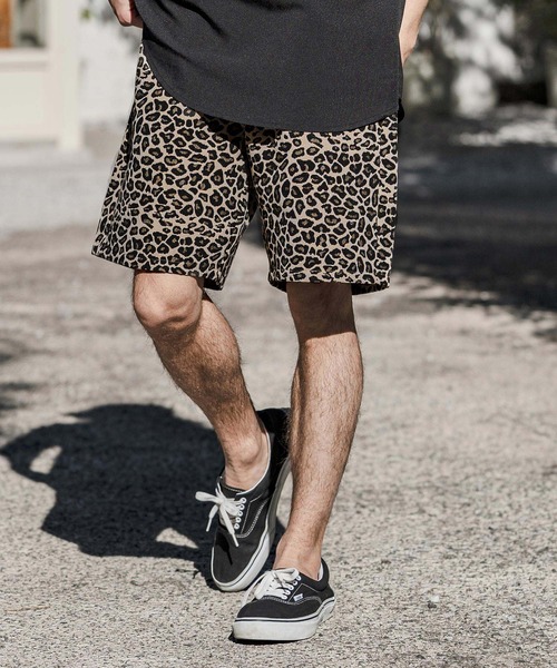 CAMBIO(カンビオ)の「mp14626- Leopard Motif Gobelin Shorts ショートパンツ(2026GIM-010)(その他パンツ・メンズ・ブルー/ベージュ/ホワイト・S/M/L)」の12枚目の写真
