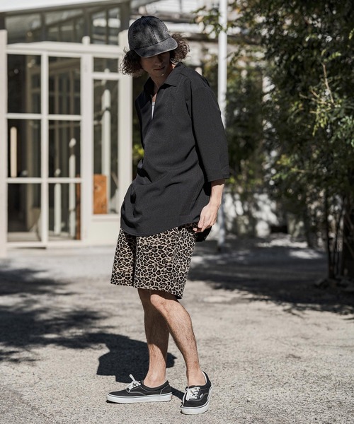 CAMBIO(カンビオ)の「mp14626- Leopard Motif Gobelin Shorts ショートパンツ(2026GIM-010)(その他パンツ・メンズ・ブルー/ベージュ/ホワイト・S/M/L)」の14枚目の写真