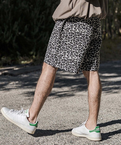 CAMBIO(カンビオ)の「mp14626- Leopard Motif Gobelin Shorts ショートパンツ(2026GIM-010)(その他パンツ・メンズ・ブルー/ベージュ/ホワイト・S/M/L)」の16枚目の写真