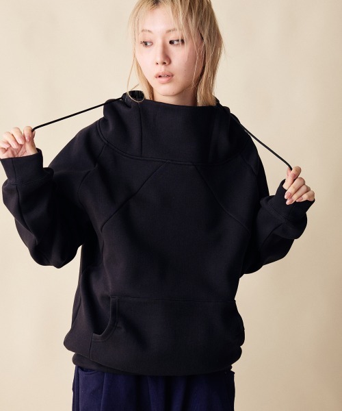 rehacer(レアセル)の「rehacer : Cocoon Pullover Hoodie / コクーン プルオーバー フーディー(パーカー・レディース・ブラック/ベージュ/ネイビー・SMALL)」の13枚目の写真