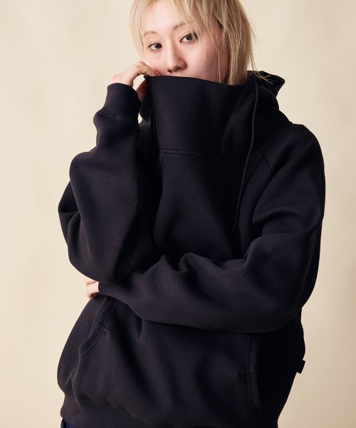rehacer(レアセル)の「rehacer : Cocoon Pullover Hoodie / コクーン プルオーバー フーディー(パーカー・レディース・ブラック/ベージュ/ネイビー・SMALL)」の14枚目の写真