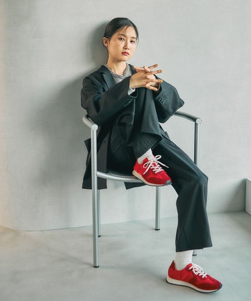 LEPSIM(レプシィム)の「レトロライトスニーカー 636614(スニーカー・レディース・ブラック/レッド/アイボリー・MEDIUM/LARGE)」の8枚目の写真