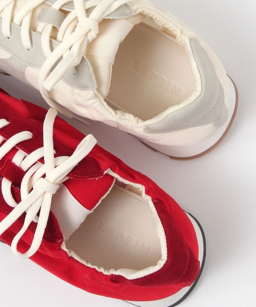 LEPSIM(レプシィム)の「レトロライトスニーカー 636614(スニーカー・レディース・ブラック/レッド/アイボリー・MEDIUM/LARGE)」の22枚目の写真