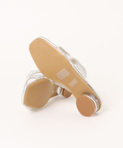 Bridget Birkin（ブリジットバーキン）の「【Bridget Birkin】クリアビジューミュールサンダル(562312)（サンダル・レディース・ゴールド/シルバー・S/L/M）」の4枚目の写真