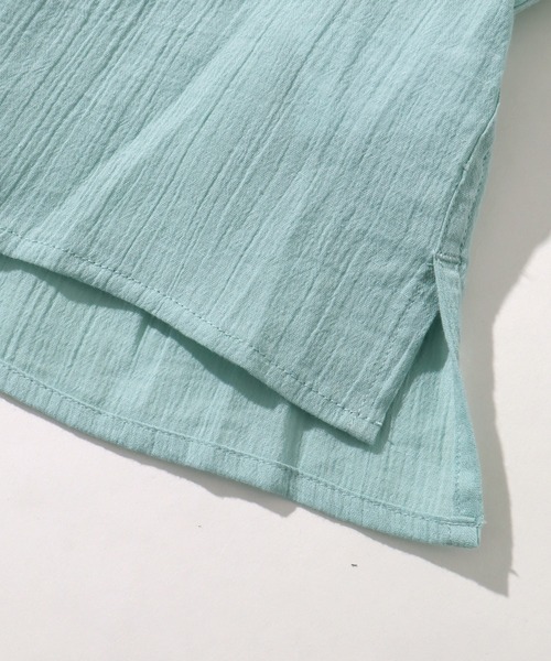 BEVERLY HILLS POLO CLUB(ビバリーヒルズポロクラブ)の「【Beverly Hills Polo Club/ビバリーヒルズポロクラブ】ワンポイント刺繍 楊柳長袖シャツ(S:クロップド丈 / M:ロング丈)(シャツ/ブラウス・レディース・グリーン/ホワイト/ピンク/ラベンダー・S/M)」の22枚目の写真