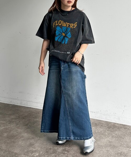 CPCM（シーピーシーエム）の「パウダー加工ヴィンテージライクT（Tシャツ/カットソー・レディース・チャコールグレー/ブラック/グレー/ブラック系その他2/ブラック系その他3/ブラック系その他/グレー系その他/グレー系その他2/グレー系その他3・MEDIUM/LARGE）」の12枚目の写真