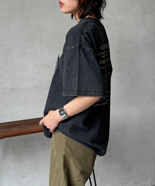 CPCM（シーピーシーエム）の「パウダー加工ヴィンテージライクT（Tシャツ/カットソー・レディース・チャコールグレー/ブラック/グレー/ブラック系その他2/ブラック系その他3/ブラック系その他/グレー系その他/グレー系その他2/グレー系その他3・MEDIUM/LARGE）」の14枚目の写真
