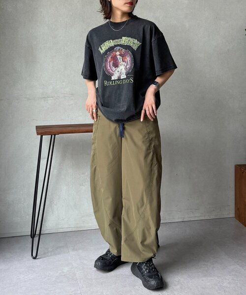 CPCM（シーピーシーエム）の「パウダー加工ヴィンテージライクT（Tシャツ/カットソー・レディース・チャコールグレー/ブラック/グレー/ブラック系その他2/ブラック系その他3/ブラック系その他/グレー系その他/グレー系その他2/グレー系その他3・MEDIUM/LARGE）」の18枚目の写真